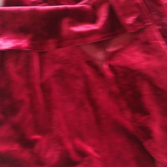 Lilly's Kloset Rich Burgundy Velvet Dress - Picture 6 of 7